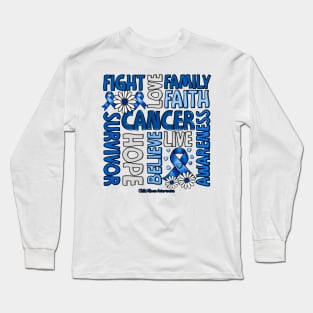 Child Abuse Awareness - Fight love survivor ribbon Long Sleeve T-Shirt